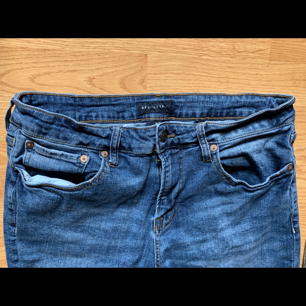 Aeropostale Slim Fit Straight Leg Jean